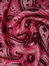 Pink Paisley Pocket Square - TOSSIDO