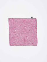 Pink Paisley Reversible Stole & Pocket Square Set - TOSSIDO