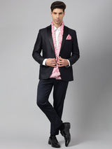 Pink Paisley Stole & Pocket Square Set - TOSSIDO