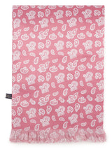 Pink Paisley Stole & Pocket Square Set - TOSSIDO