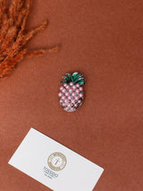 Pink Pearl Pineapple Brooch
