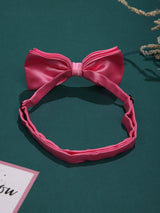 Pink Satin Poly Bow Tie - TOSSIDO