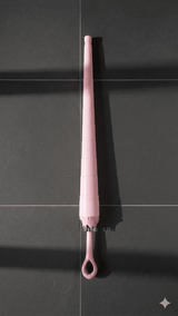 Pink Solid Capsule Umbrella - TOSSIDO