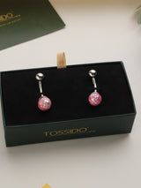 Pink Sphere Cufflinks - TOSSIDO