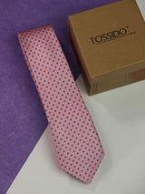Pink Spider Skinny Necktie - TOSSIDO