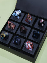 Premium Gentleman’s Assorted Pocket Squares – 9 Piece Gift Set
