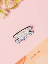 Problematic Typography Enamel Pin - TOSSIDO