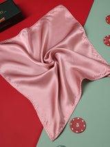 Puce Pink Solid Silk Pocket Square - TOSSIDO