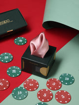 Puce Pink Solid Silk Pocket Square - TOSSIDO