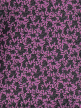 Purple Abstract Woven Cravat & Pocket Square Set - TOSSIDO