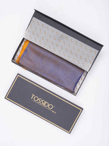 Purple and Mustard Reversible Kashmiri Stole - TOSSIDO