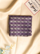 Purple Floral Jacquard Pocket Square - TOSSIDO