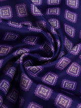 Purple Geometric Pocket Square - TOSSIDO