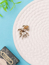 Purple Koi Pearl Brooch