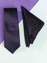 Purple Necktie & Pocket Square Giftset - TOSSIDO