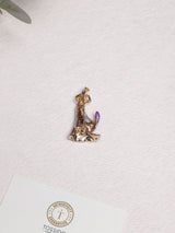 Purple Ombre Gown Lady Brooch - TOSSIDO
