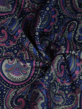 Purple Paisley Pocket Square - TOSSIDO