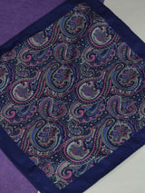 Purple Paisley Pocket Square - TOSSIDO