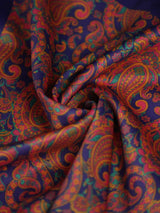 Purple Paisley Pocket Square - TOSSIDO