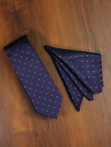 Purple Polka Necktie & Pocket Square Giftset - TOSSIDO