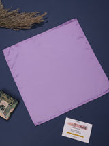 Purple Solid Pocket Square - TOSSIDO