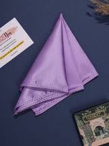 Purple Solid Pocket Square - TOSSIDO
