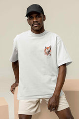 Radiant Reverie: A Crane's Flight through Sunlit Skies Oversized Tee - TOSSIDO