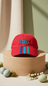 Red JGU Varsity Cap - TOSSIDO