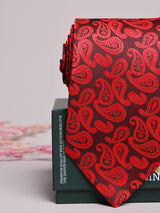Red Paisley Necktie