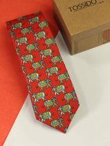 Red Rumbo Necktie - TOSSIDO