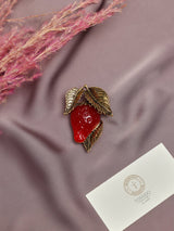 Red Strawberry Brooch - TOSSIDO