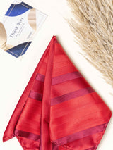 Red Stripes Necktie Gift - set - TOSSIDO