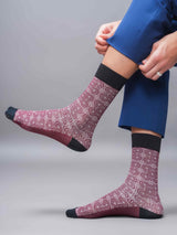 Refined Burgundy Circles - TOSSIDO