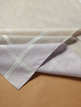 Refined Pastel Edit Cotton Handkerchief Set - TOSSIDO