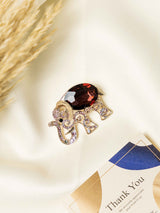 Regal Elephant Brooch - TOSSIDO
