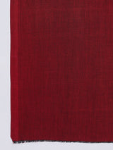Reversible Modal Silk Stole – Red & Maroon - TOSSIDO