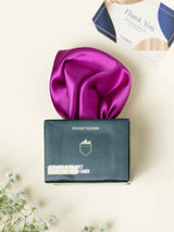 Rich Magenta Pink Satin Pocket Square - TOSSIDO