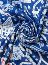 Rodeo Paisley Printed Satin Neckerchief - TOSSIDO