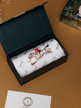 Rose Gold Crystal Jockey Brooch - TOSSIDO
