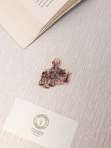 Rose Gold Lawyer Scales of Justice Brooch - TOSSIDO