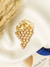 Royal Amethyst Grape Cluster Brooch
