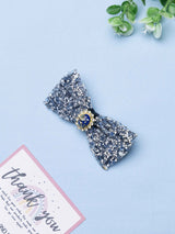 Royal Blue Cameo Crystal Bowtie - TOSSIDO