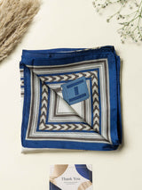 Royal Equestrian Printed Satin Neckerchief - TOSSIDO