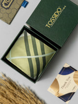 Sage Grid Necktie - TOSSIDO