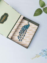 Sapphire Peacock Brooch - TOSSIDO