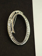 Silver Alphabet O Brooch - TOSSIDO