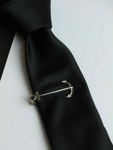 Silver Anchor Tie Bar - TOSSIDO