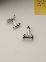 Silver Batman Cufflinks - TOSSIDO