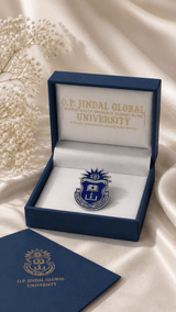 Silver & Blue JGU Crest Lapel Pin - TOSSIDO