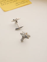 Silver Caduceus Cufflinks - TOSSIDO